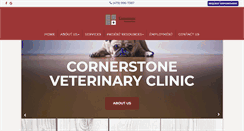Desktop Screenshot of cornerstone-vet.com